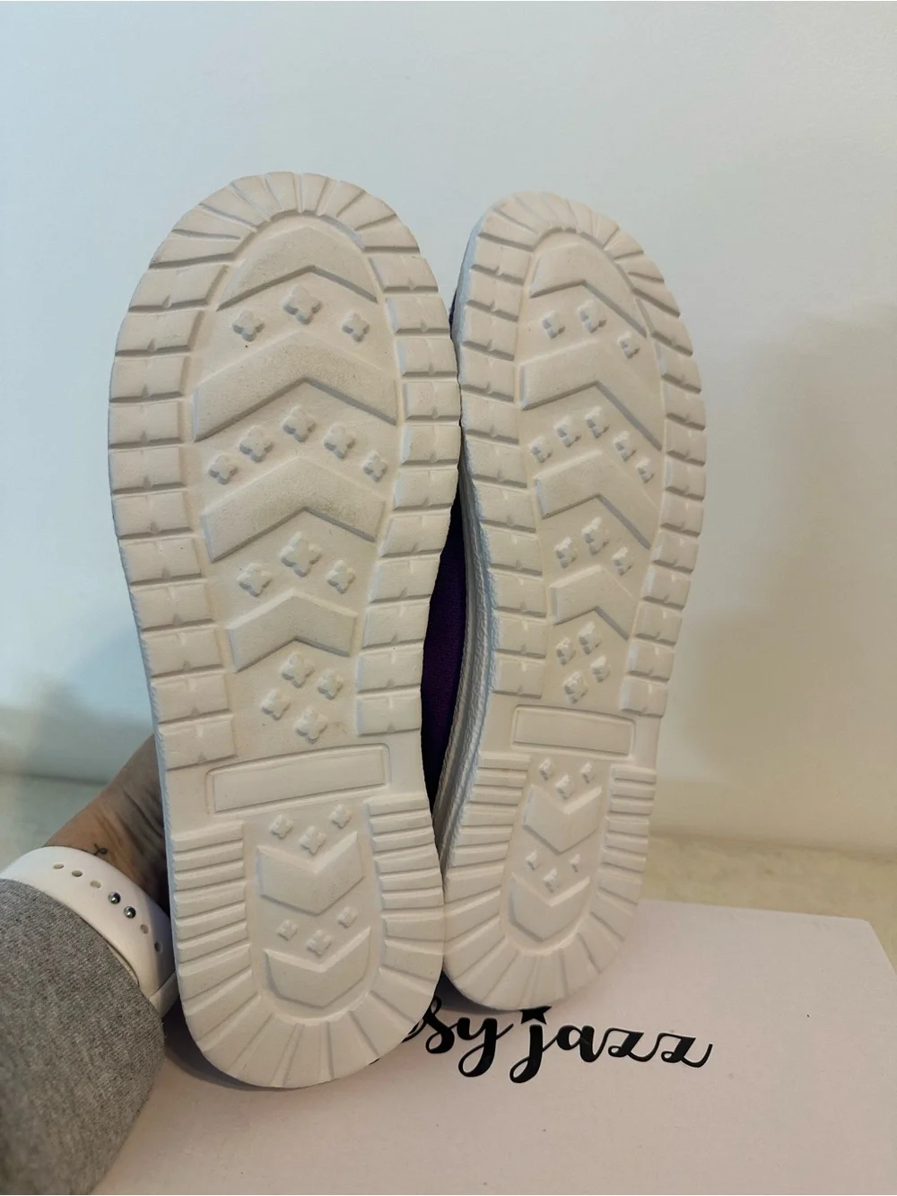 Gypsy Jazz Womens Purple Canvas Sneakers